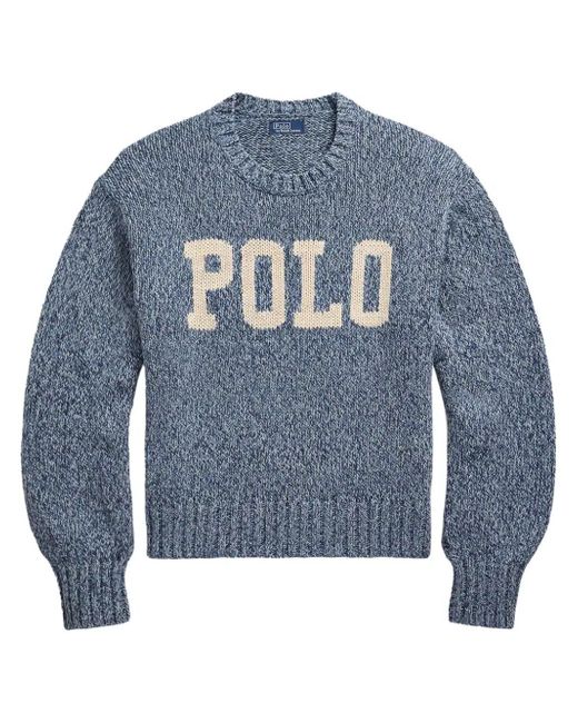 Polo Ralph Lauren Crew Neck Sweater With Polo Written
