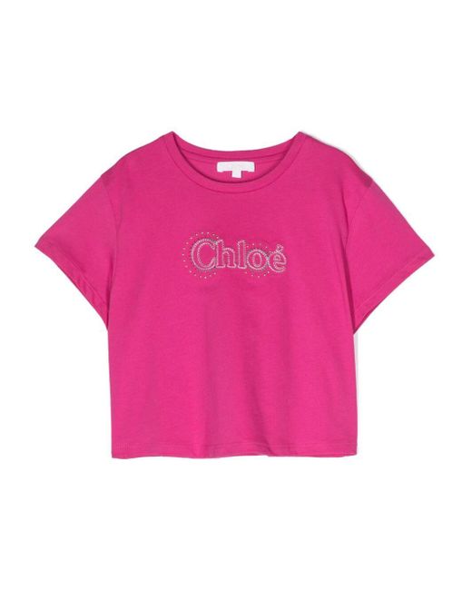 Chloe Kids Short Sleeves T-shirt