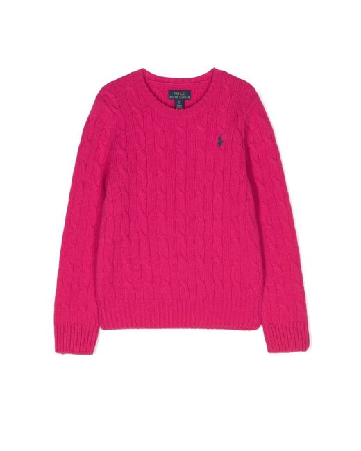 Polo Ralph Lauren Kids Cable Cn Sweater Pullover