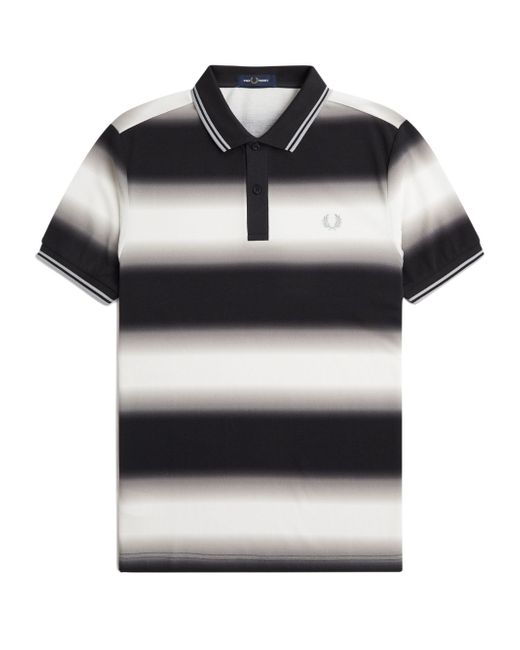 Fred Perry Fp Stripe Graphic Polo Shirt