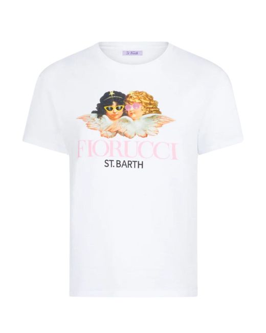 Mc2 Saint Barth Cotton Crew Neck T-shirt