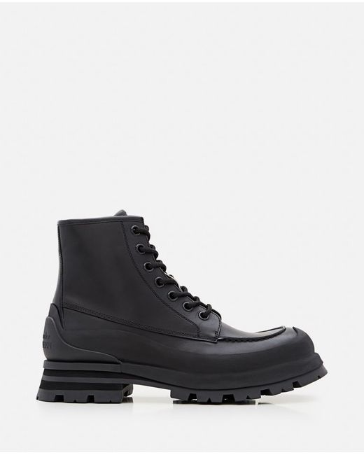 Alexander McQueen Leather Boots 42