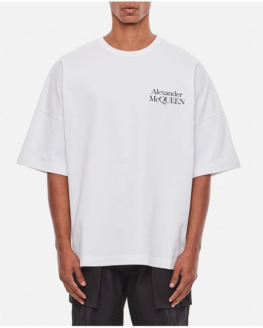 Alexander McQueen Oversize Cotton T-shirt XS