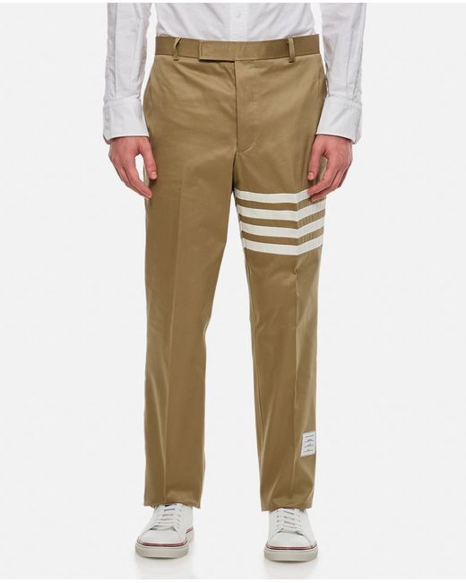 Thom Browne Chino Trouser W 4 Bar Cotton Twill 3