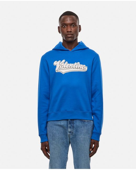 Valentino Cotton Hooded Sweatshirt M
