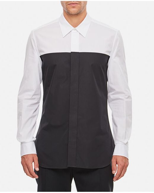 Alexander McQueen Contrast Cotton Shirt 16