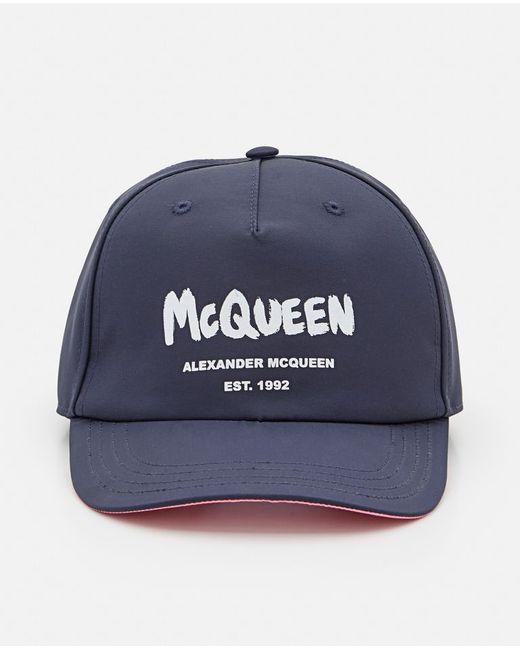 Alexander McQueen Hat Tonal Graffiti B M