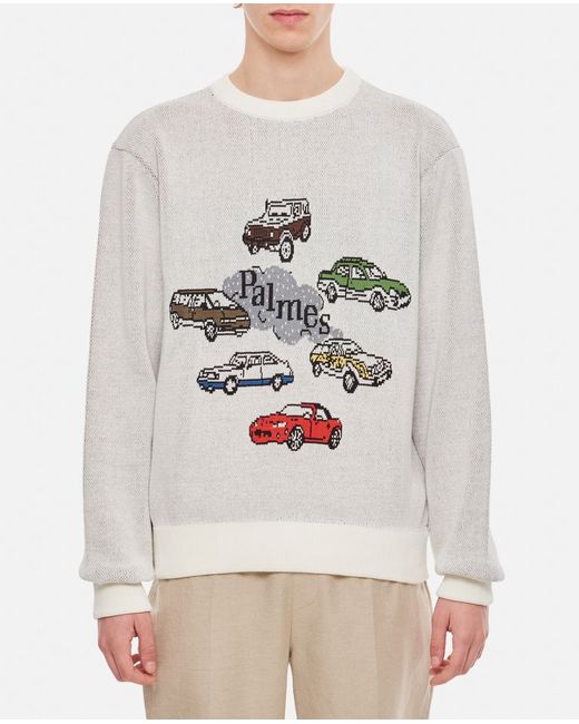 Palmes Cars Knitted Sweater L