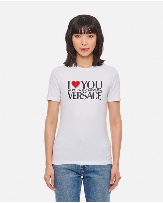 Versace I Love You Jersey T-shirt 42