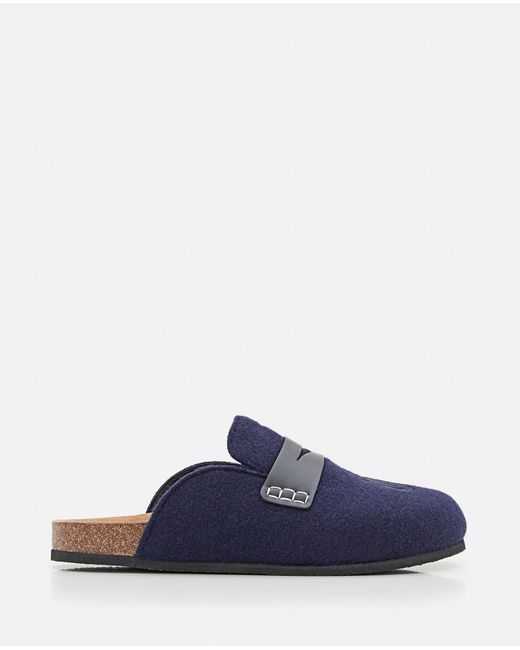 J.W.Anderson Felt Loafer Mules 43