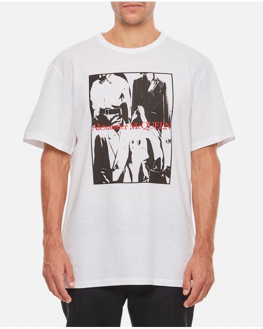 Alexander McQueen Cotton Printed T-shirt S