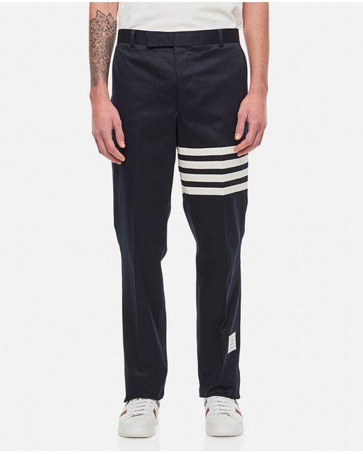 Thom Browne Unconstructured Chino Trouser W 4 Bar Cotton Twill 3