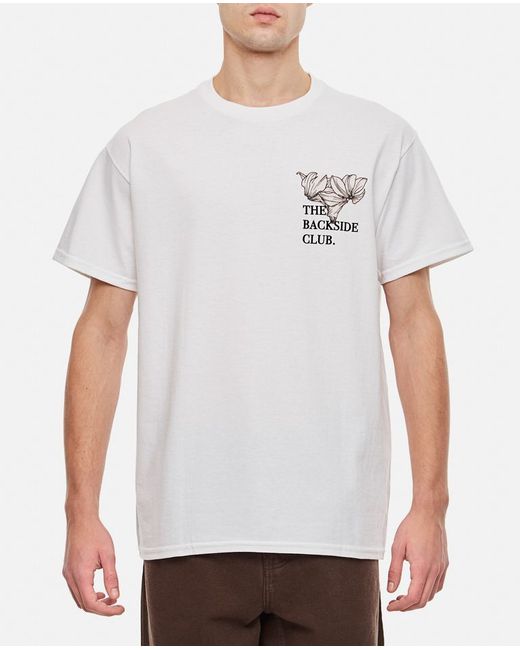 Backside Club Cotton Flower T-shirt S