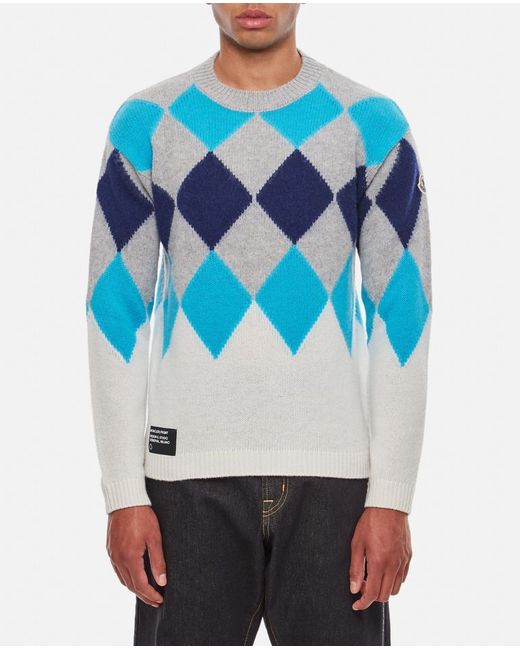 Moncler Genius Argyle Wool Cashmere Sweater Moncler x Frgmt M