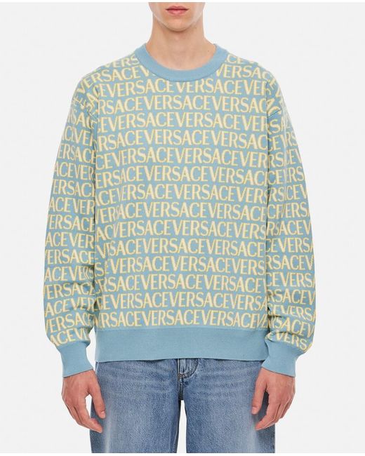 Versace Knit Sweater All Over 46