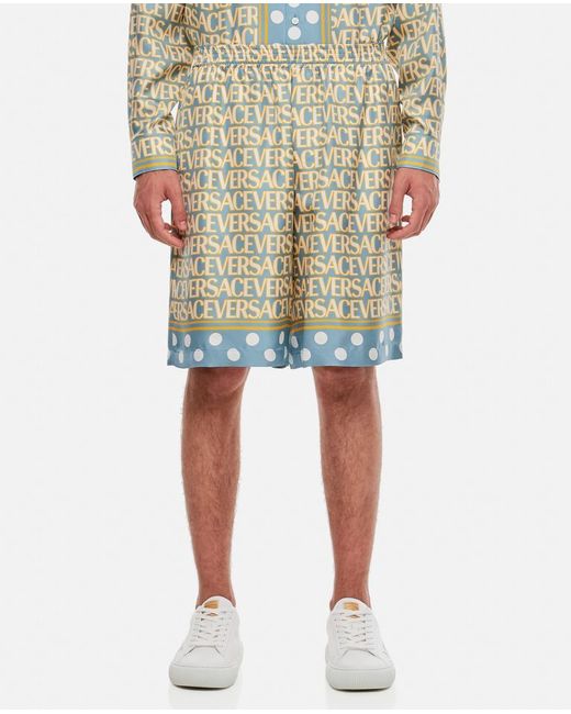 Versace Shorts With All Over Print 48