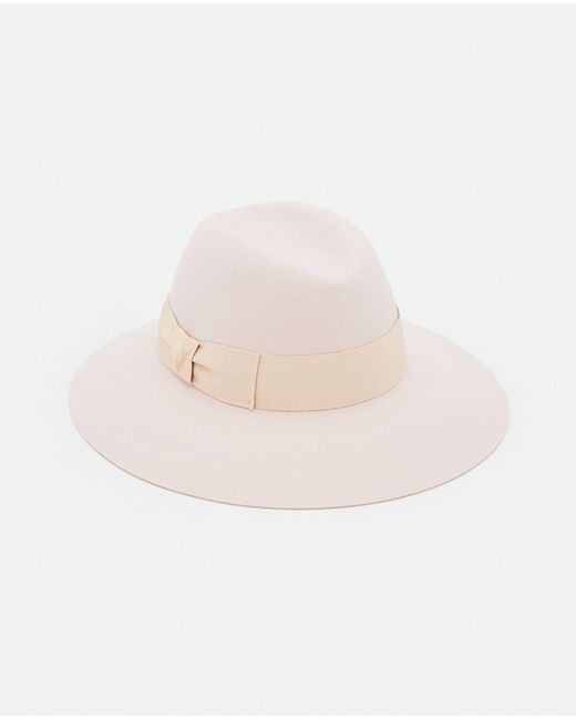 Borsalino Claudette Brushed Felt Large Brim Hat S