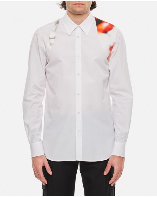 Alexander McQueen Popeline Organic Cotton Shirt 15 5
