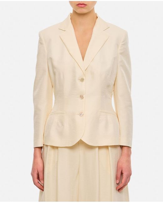 Ralph Lauren Collection Single-breasted Satin Jacket 10