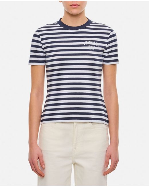 Versace Striped Jersey T-shirt 38