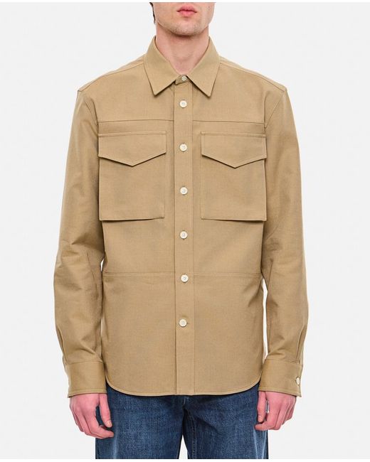 Alexander McQueen Cotton Military Pocket Shirt 16