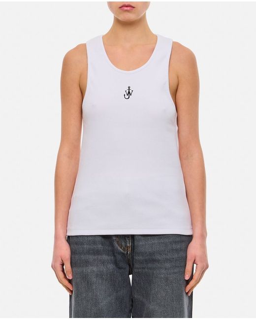 J.W.Anderson Anchor Embroidery Tank Top XS