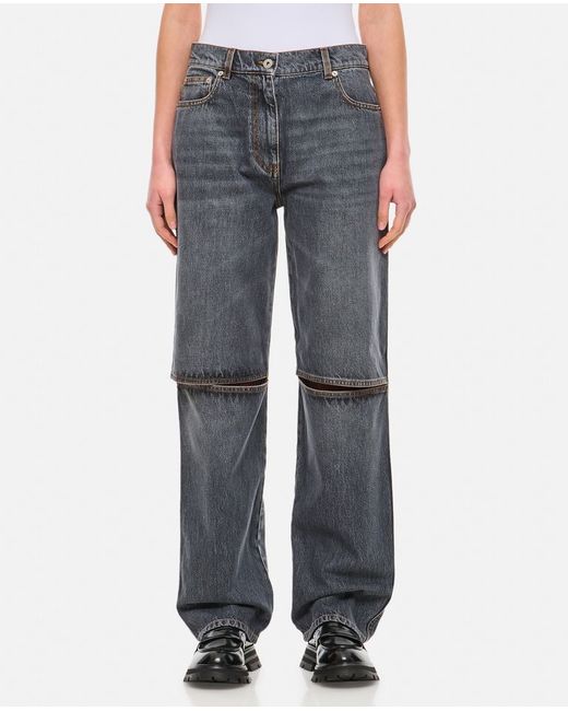 J.W.Anderson Cut Out Knee Bootcut Jeans 8