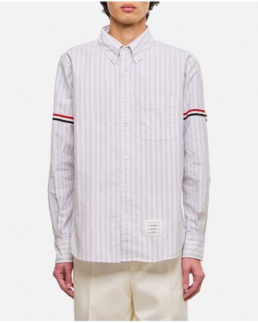 Thom Browne Straight Fit Cotton Shirt 4