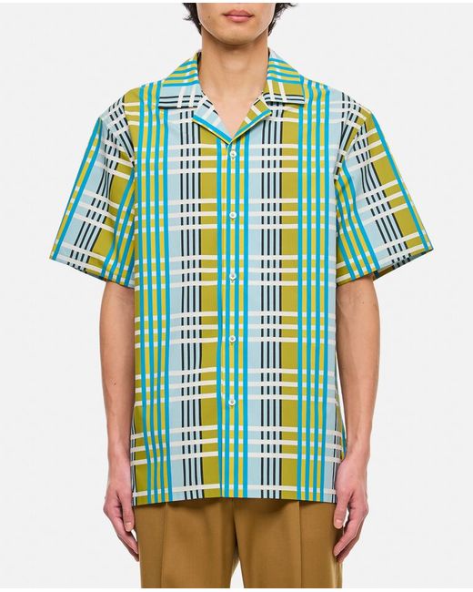 Lanvin Cotton Printed Bowling Shirt 39
