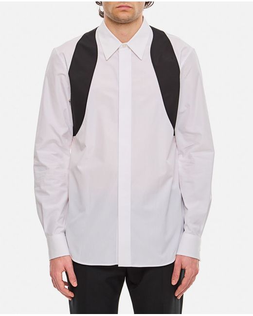Alexander McQueen Half Charm Cotton Shirt 16 5