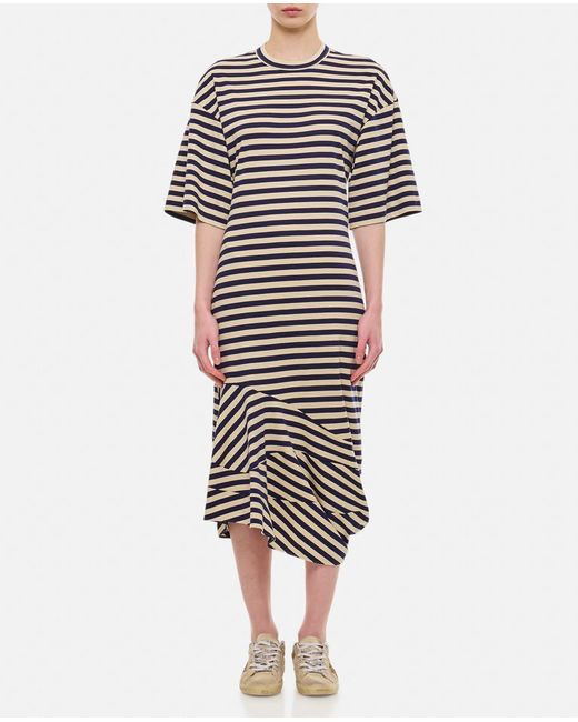 Plan C Striped Midi Dress 42
