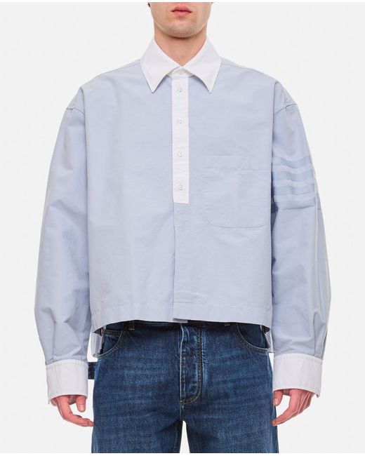 Thom Browne Straight Fit Cotton Shirt 1