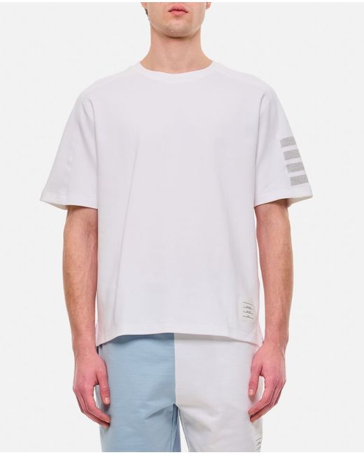 Thom Browne 4 Bar Stripe Cotton T-shirt