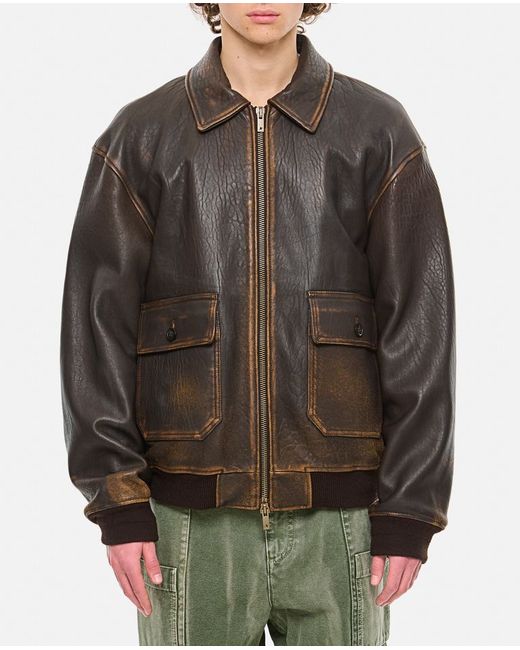 Golden Goose Leather Jacket 48