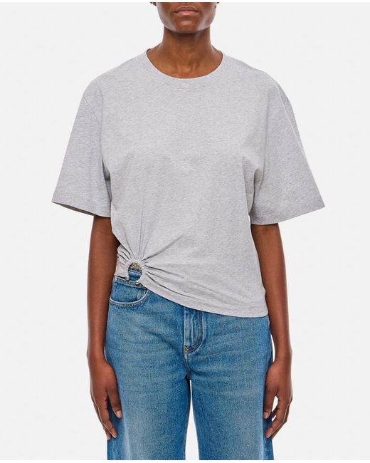 Rabanne Cropped Cotton T-shirt M