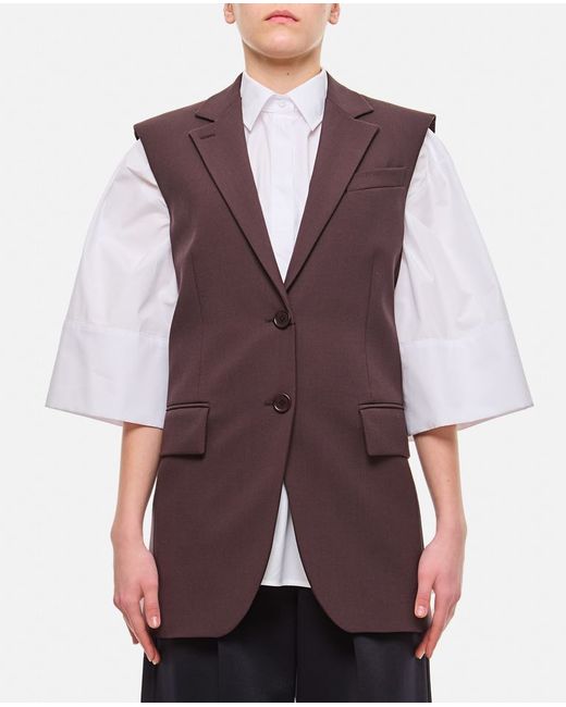 Sportmax Double Breasted Vest 38