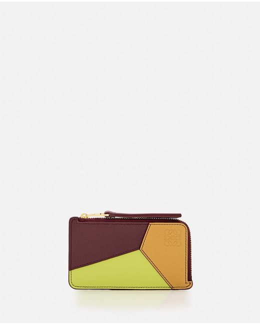 Loewe Puzzle Coin Leather Cardholder TU