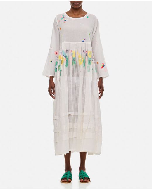 Injiri Cotton Midi Dress M