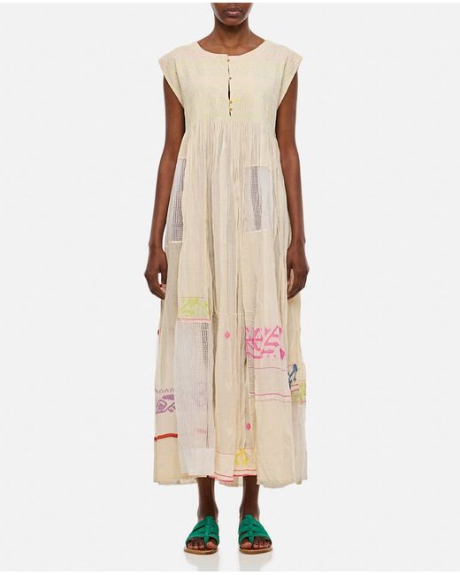 Injiri Cotton Midi Dress S