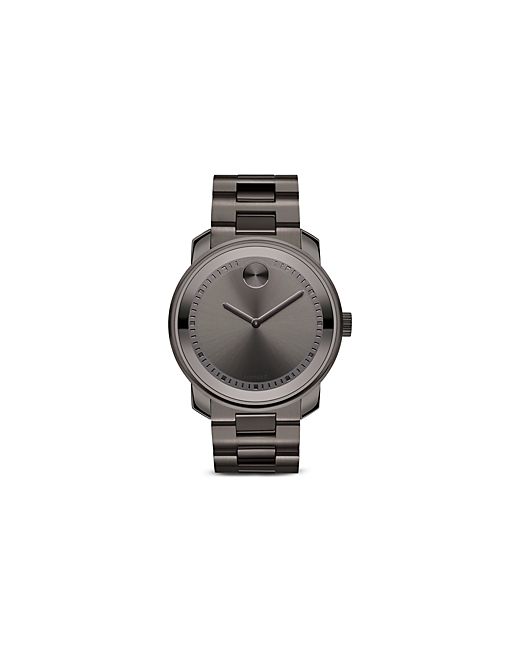 Movado Bold Ion Plated Gunmetal Stainless Steel Watch 42.5mm