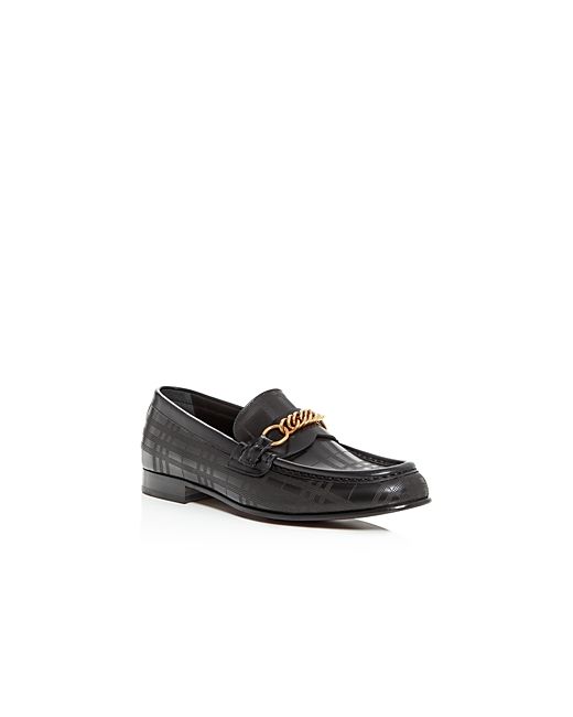 Burberry Moorley Moc-Toe Leather Loafers