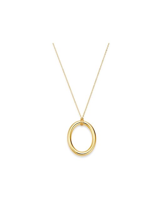 Bloomingdale's Oval Pendant Necklace in 14K Yellow 16-18 100