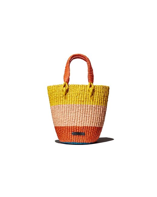 A A K S Tia Medium Raffia Basket Bag