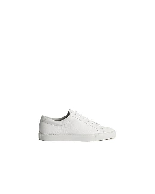 Reiss Darren Tumbled Leather Sneakers