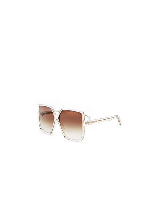 Saint Laurent Betty Oversized Square Sunglasses 63mm