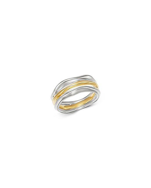 Ippolita Sterling 18K Yellow Gold Chimera Squiggle Ring