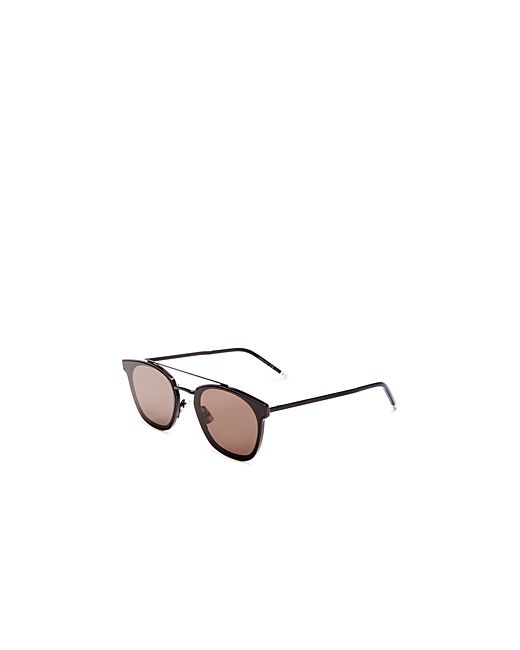 Saint Laurent Brow Bar Square Sunglasses 61mm