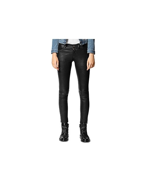 Zadig & Voltaire Phlame Crinkled-Leather Pants
