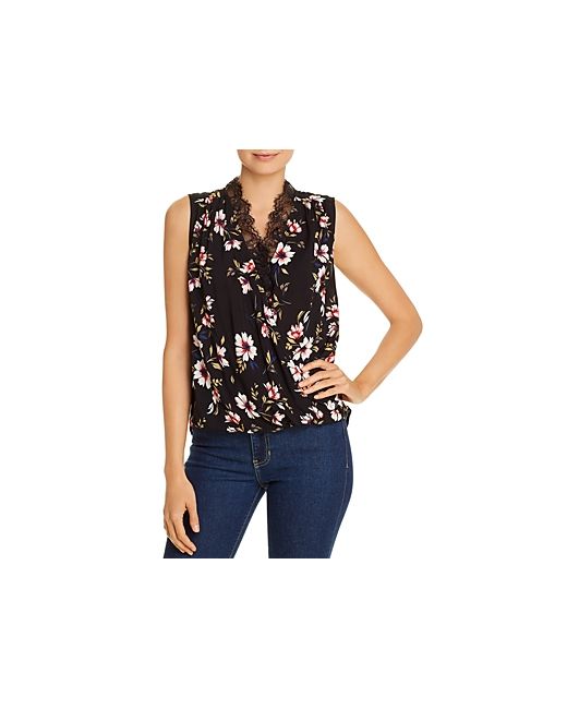 Velvet by Graham & Spencer Lacy Floral Crossover Top