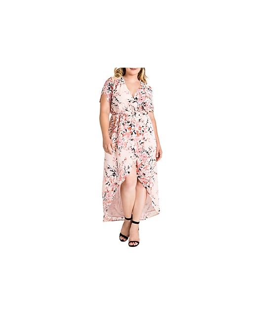 Standards & Practices Robin Blossom Maxi Wrap Dress